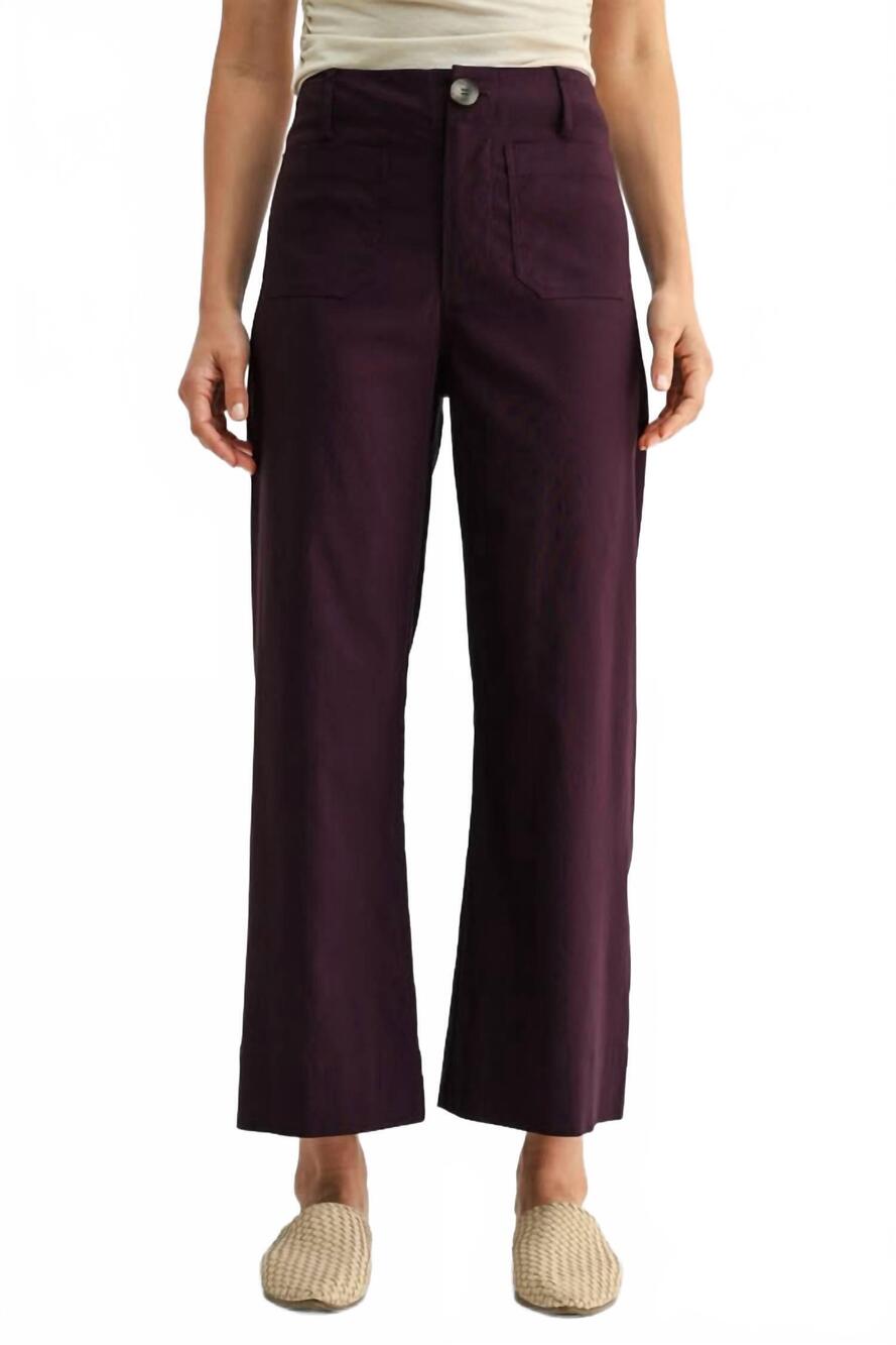 NEW FUN 2 FUN crew pants in plum